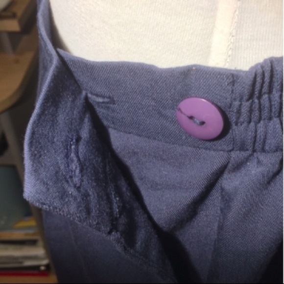 Vintage Navy Blue Pencil Skirt - Picture 4 of 8